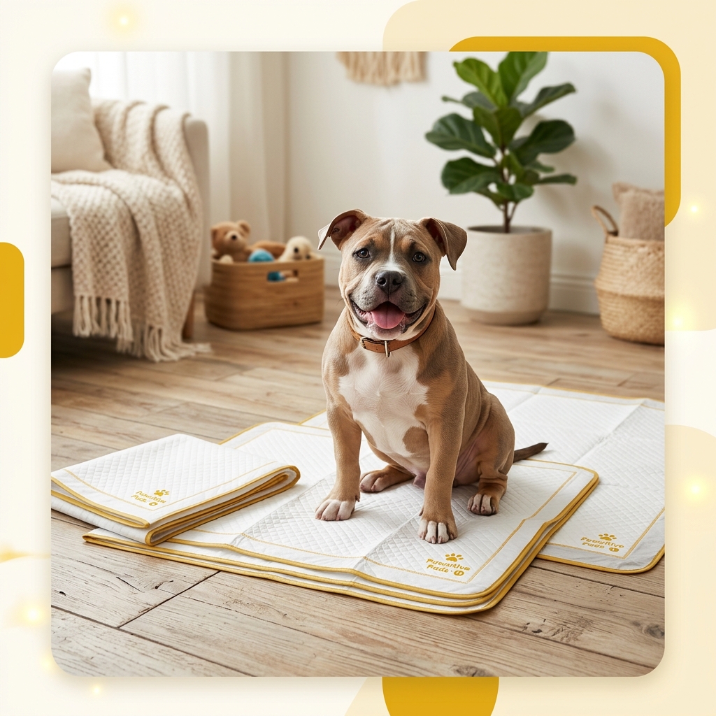 Pañal de piso para perros American Bully – Tallas S, M y L